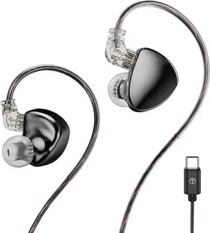 

Наушники TRN MT5 USB Type-C (черный, с микрофоном)