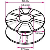 Пластик CACTUS CS-3D-PETG-1KG-COFFEE 1.75 мм 1 кг
