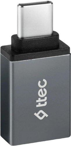 Адаптер ttec 2DK43UG USB Type-A - USB Type-C (серый)