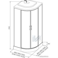 Душевая кабина IVA SC08CM