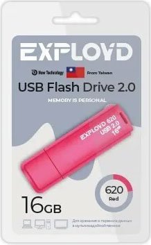 

USB Flash Exployd 620 16GB (красный)