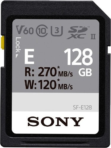 

Карта памяти Sony SDXC SF-E128 128GB