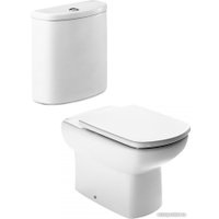 Унитаз напольный Roca Dama Senso Compacto 7342518000+734151B000+ZRU9000040