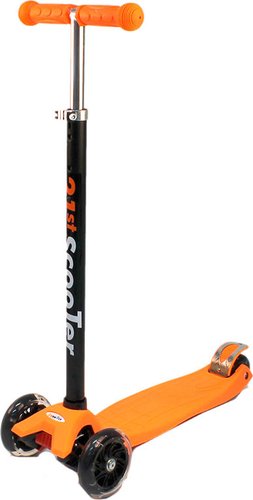 Трехколесный самокат 21st Scooter SKL-07L (оранжевый)