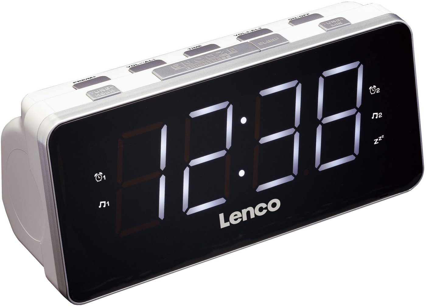 

Настольные часы Lenco CR-18 (белый)