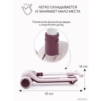 Трехколесный самокат Amarobaby Balance AB23-27BAL/0212 (кремовый/коричневый)