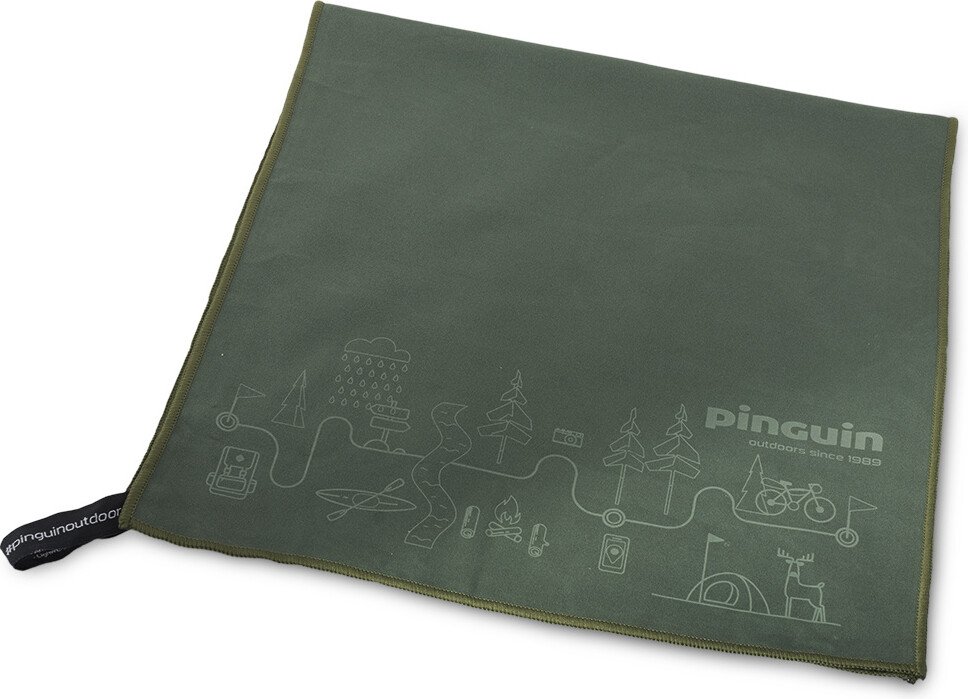 

Полотенце Pinguin Micro Towel L (grey map)