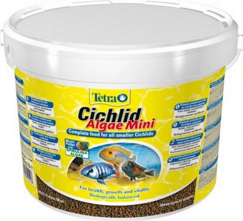 

Сухой корм Tetra Cichlid Algae Mini Pellets 10 л