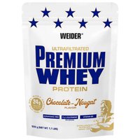 Протеин сывороточный (изолят) Weider Premium Whey (клубника/крем, 500 г)