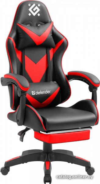 Игровое (геймерское) кресло Defender Minion (черный/красный)