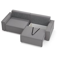 Диван Mio Tesoro Дюссельдорф 293 1.5ек-1.5ек (1174 Savanna Plus Ash)