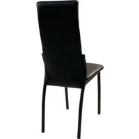 Стул ВВР Румба (черный/черный, экокожа)