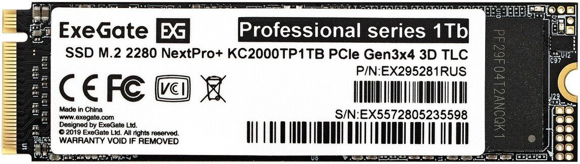 SSD ExeGate NextPro+ 1TB KC2000TP1TB