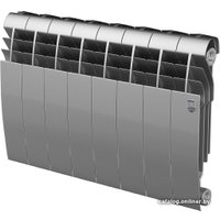 Биметаллический радиатор Royal Thermo BiLiner 350 Silver Satin (8 секций)