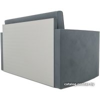 Диван Мебель-АРС Санта №2 (велюр серо-синий НВ-178 26)