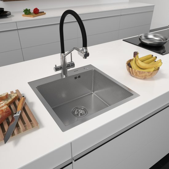 

Кухонная мойка ARFEKA Eco AR 500*500 Satin Decor