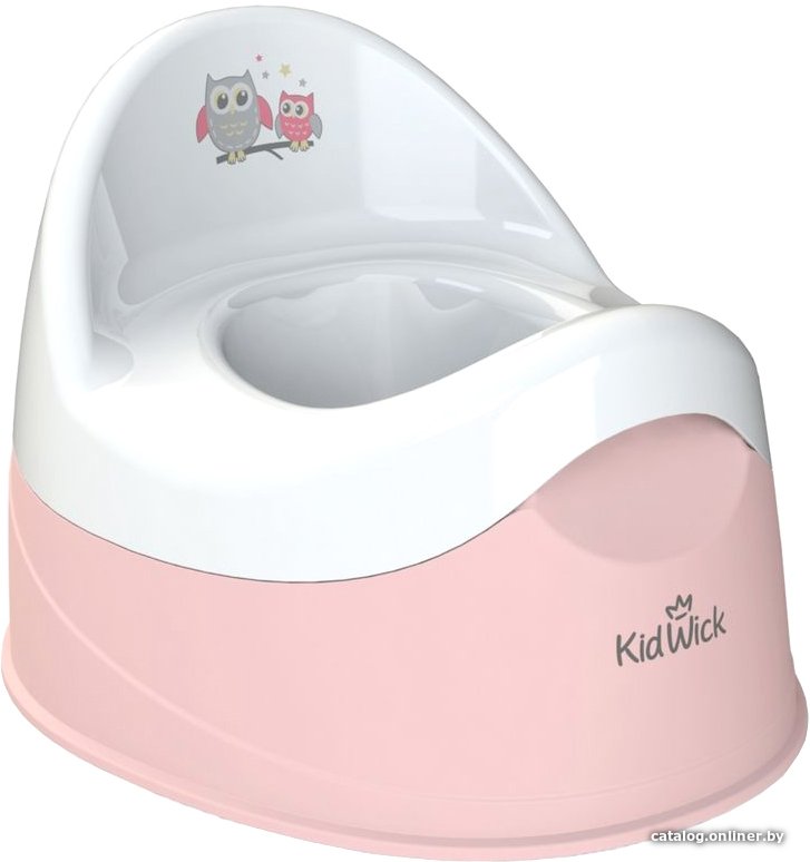 Детский горшок Kidwick Дуэт KW100304 (розовый/белый)