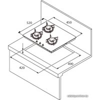 Варочная панель KUPPERSBERG FQ4TGW