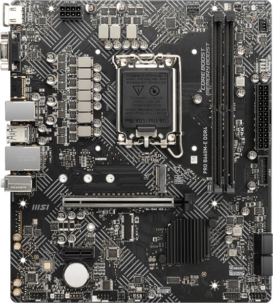 

Материнская плата MSI Pro B660M-E DDR4