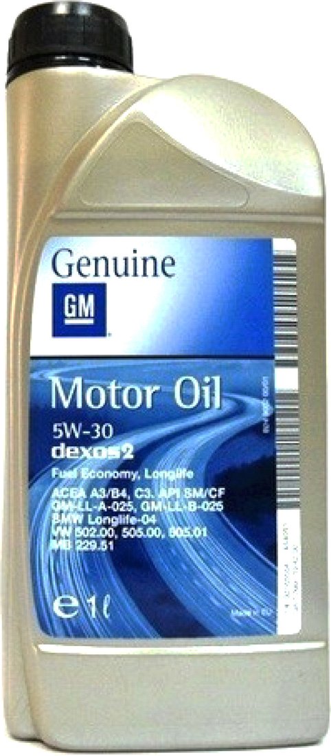 

Моторное масло GM Opel 5W-30 Dexos2 1л
