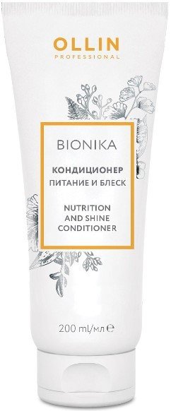 

Кондиционер Ollin Professional BioNika Питание и блеск 200 мл