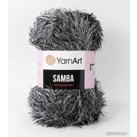 Пряжа для вязания Yarnart Samba 100% полиэстер к-64 100 г (150 м, чернобурка)