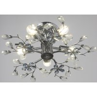 Припотолочная люстра BayerLux Цветы 10777419 (хром)