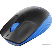 Мышь Logitech M190 (черный/синий)