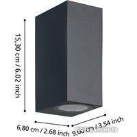 Уличный настенный светильник Eglo Jabaga 900276