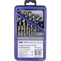 Набор сверл ДИОЛД Н 2502 90014008 (25шт)