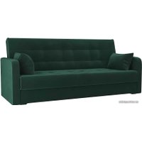 Диван Лига диванов Надежда 103073 (велюр, зеленый)