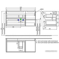 IDDIS Тумба под умывальник Edifice EDI10C0i95