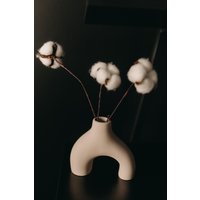 Ваза К.РАМА Мю (бежевый)