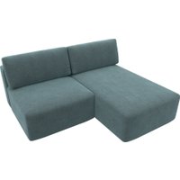 Угловой диван Лига диванов Лига-060 НПБ угол универсальный 129500 (шенилл Rimini 11 серо-зеленый)