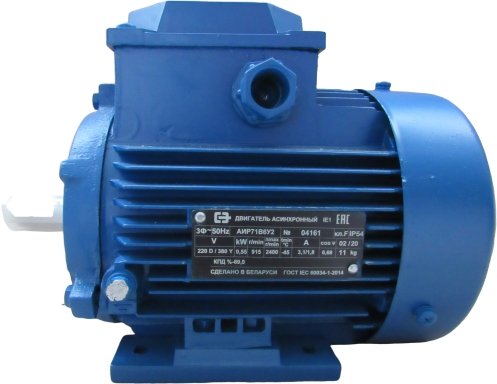 

Электрический двигатель Полесьеэлектромаш АИР71B6 (исполнение - IM1081, крепление - с р.к.в.)