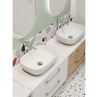  Cersanit Столешница Stone Aura 63857 (светло-серый сатиновый)