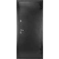 Металлическая дверь Guard Термо MG75 97х205 правая (черное серебро/серый)