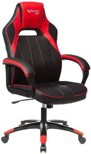 Игровое (геймерское) кресло Zombie Viking 2 Aero (черный/красный)