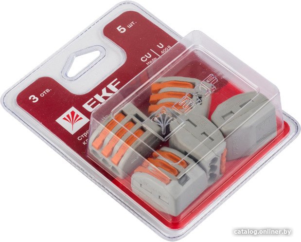 Клемма EKF СМК 222-413 PLC-SMK-413B (5шт)