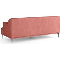 Диван Олмеко Бергамо 2-х местный (велюр, барни дасти роуз)