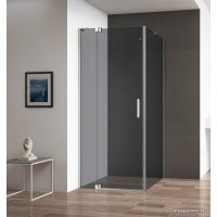 Душевой уголок Cezares SLIDER-AH-1-90-90/100-GRIGIO-Cr