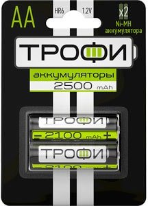 

Аккумулятор Трофи AA 2500mAh 2 шт.