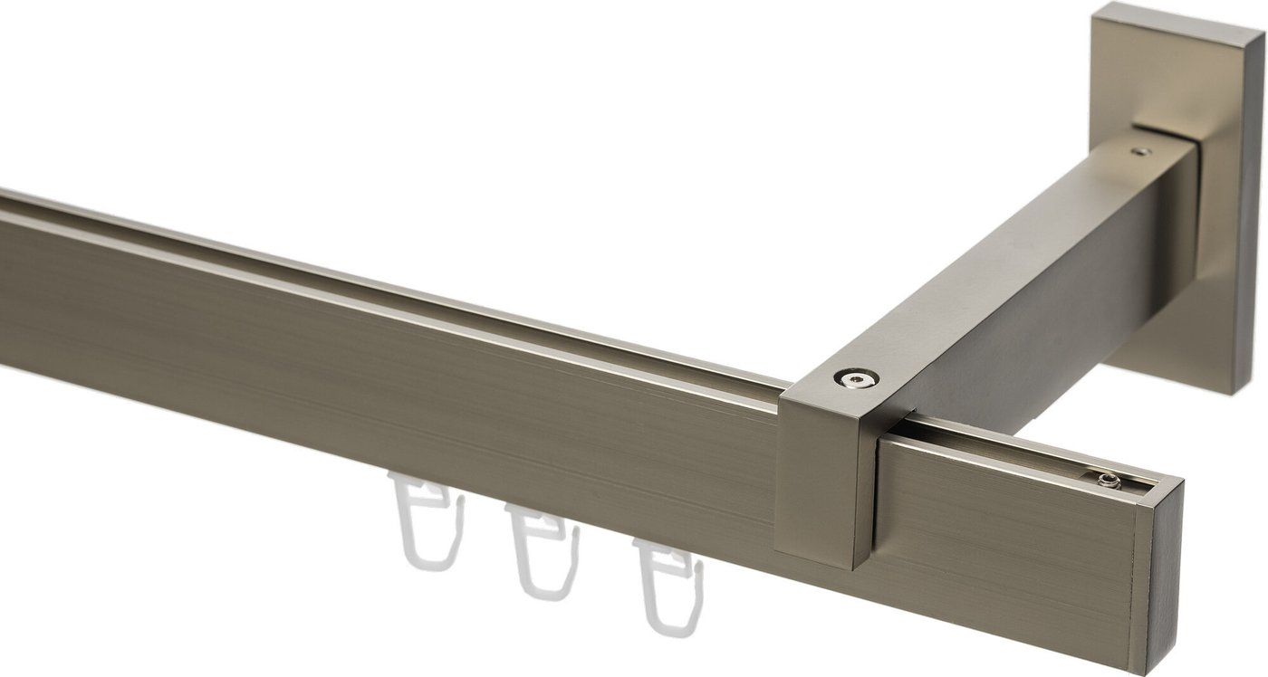 

Карниз для штор Sundays Home Флэт Лайн Изи одинарный (составной, заглушка, сатин, 4 м)