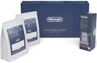 Кофе DeLonghi Signature Set Coffee зерновой 2x250 г + Descaler DLSC500