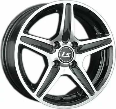 Литые диски LS 345 16x7 4x108мм DIA 65.1мм ET 27мм BKF