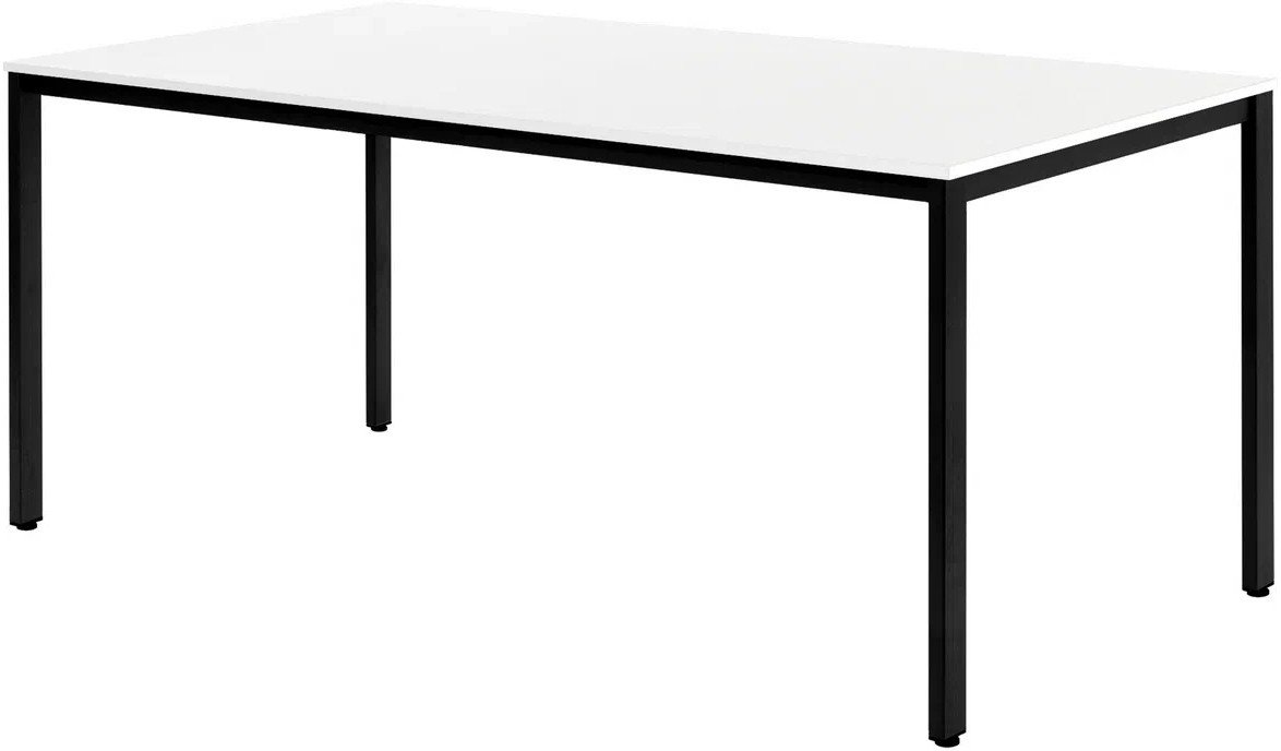 

Кухонный стол Millwood Сеул Л 160x80x75 (белый/металл черный)