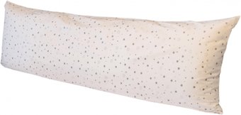 Спальная подушка Martoo Дакимакура 150x50 DK-GRST/WT (серые звезды на белом)