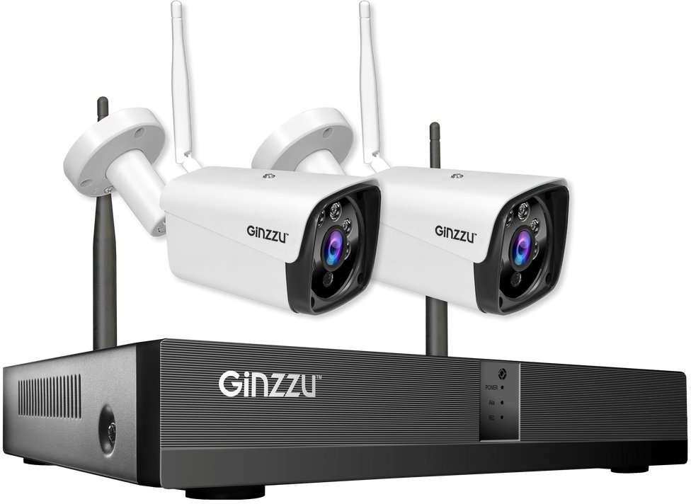 

Комплект видеонаблюдения Ginzzu HK-4203W