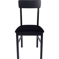 Стул DREWMIX Leo 1 (черный велюр 29B/черный)