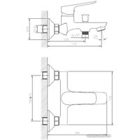 Смеситель Esko Delhi DL 54 GRF
